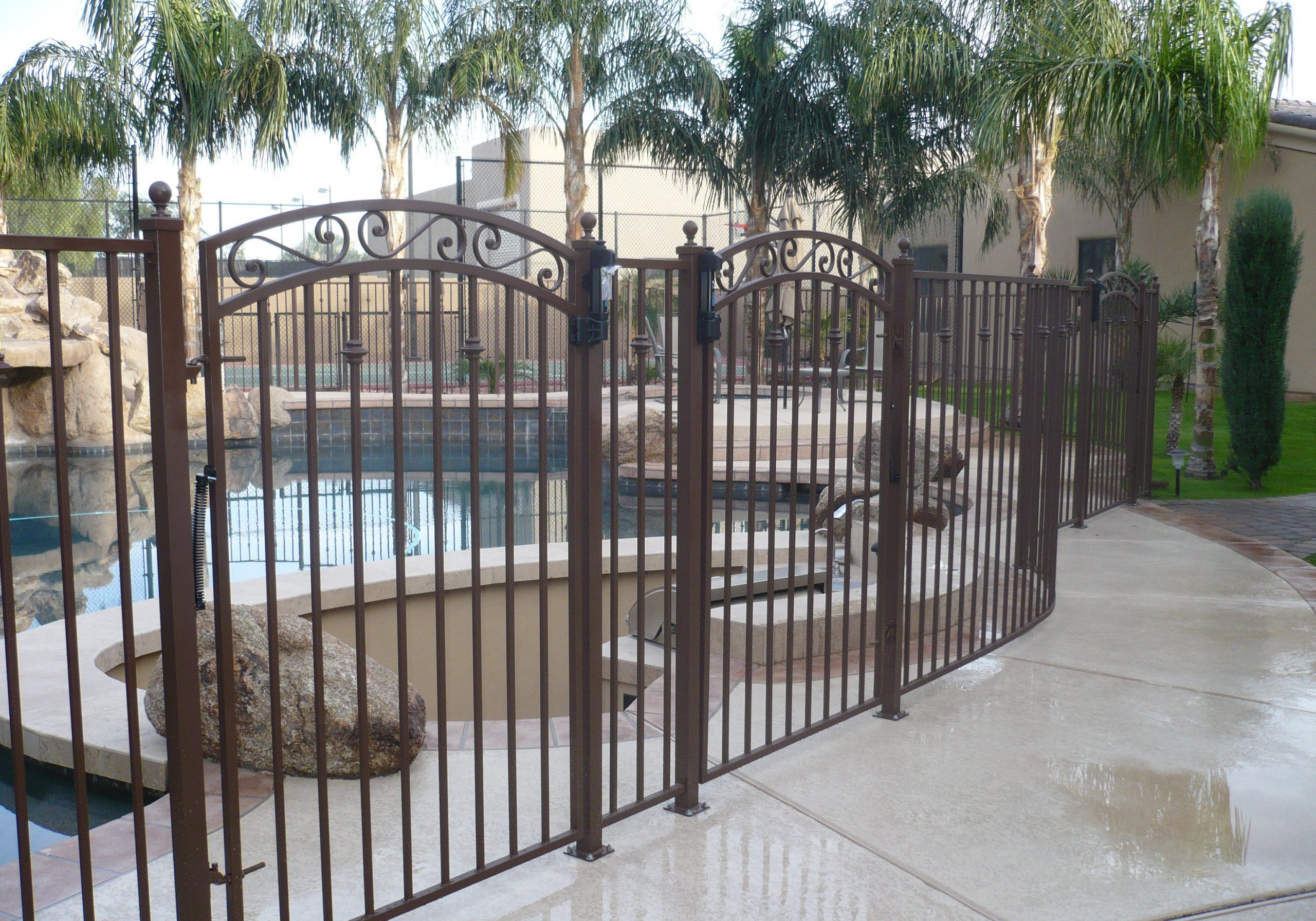 Wrought Iron Pool Gates DCS Pool Barriers